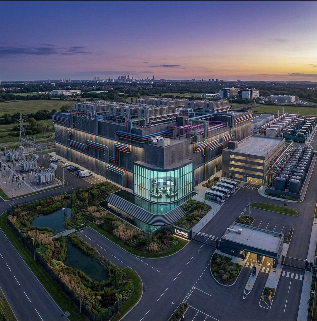 Data center facility exterior